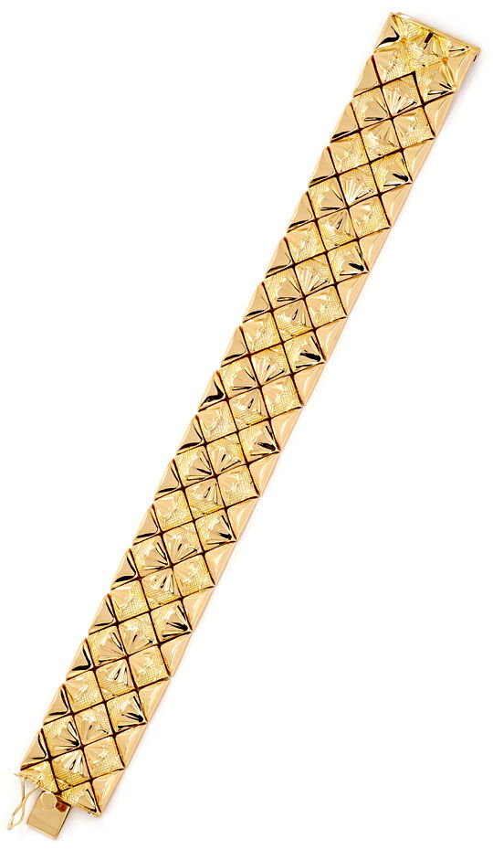 Foto 3 - Designer-Gold-Armband 18K Rötliches Gelbgold, K2167