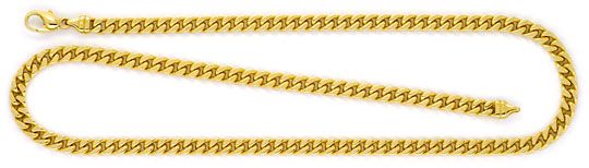 Foto 1 - Flachpanzer Kette Gold Kette in massiv Gelbgold 14K/585, K2278