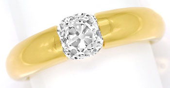 Foto 1 - Toller Diamant 1,31ct in Gelbgold-Spannring, massiv 18K, R9730