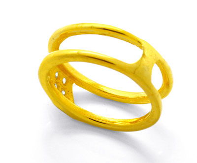 Foto 2 - Gold-Ring! Phantastisches Designerstück! Neu!! Okkasion, S0969