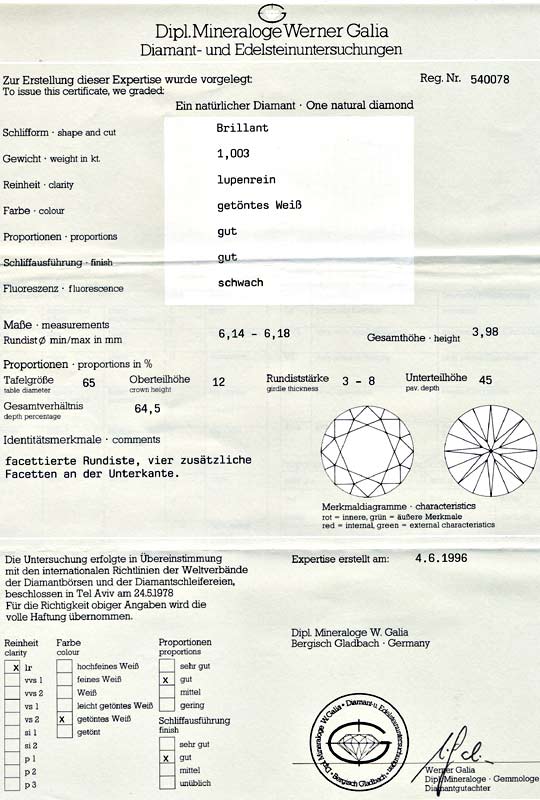Foto 9 - Lupenreiner Einkaräter Brillantring 1,003ct Schmuck Neu, S6230