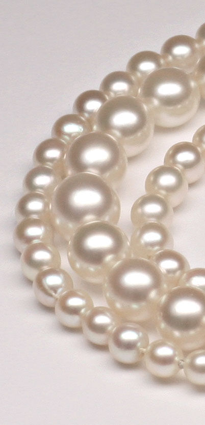Foto 3 - Akoya Perlenkette, Weißgold-Diamantschloss, S6787