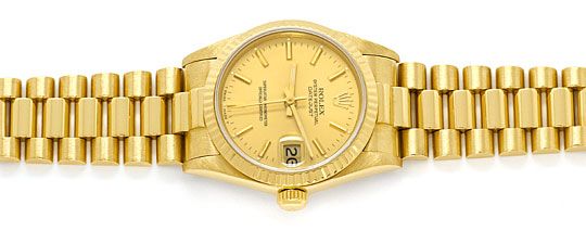 Foto 1 - Rolex Datejust Präsidentband Gelbgold Medium Armbanduhr, U2139